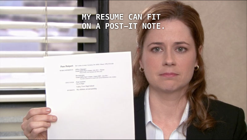 Pam's Resume